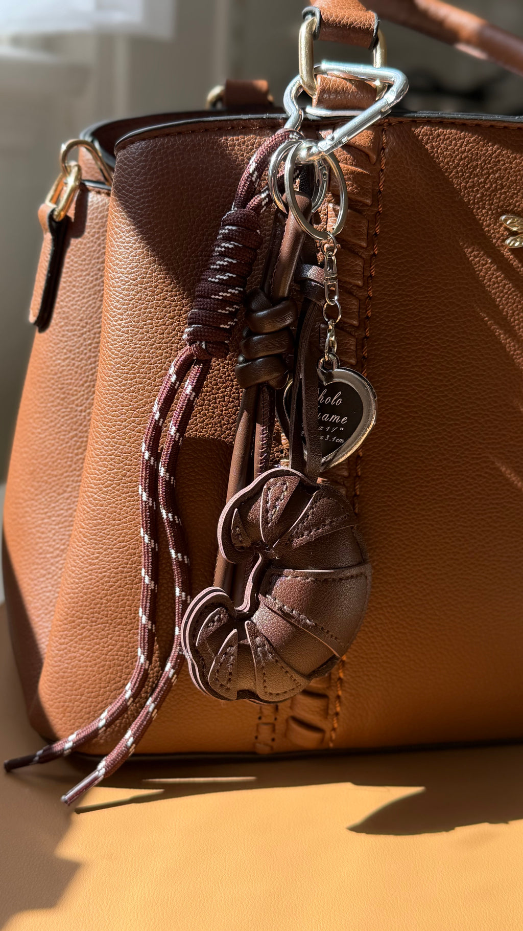 Croissant Bag Charm 🥐✨