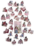 Kawaii Reading Girl Stickers 🩷-30pcs